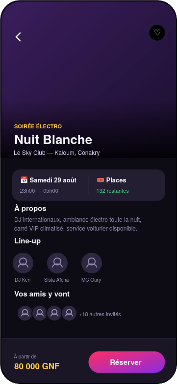 Fiche événement AYDI